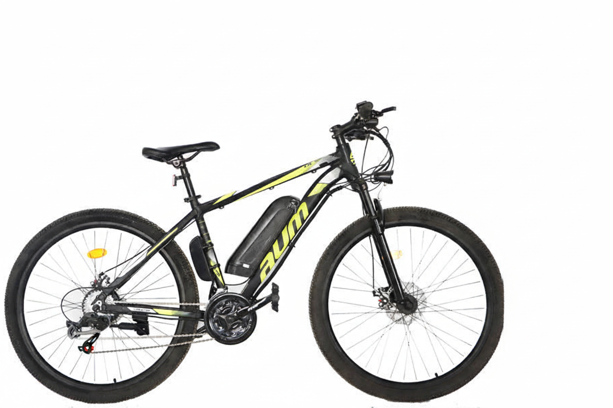 26 Inch Mountain Bike for Men and Women, High Carbon Steel Frame Beach and Snow Adult Bicycle, 21-Speed and Dual-Disc Brake MTB